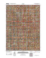 Sundquist Ranch Wyoming Historical topographic map, 1:24000 scale, 7.5 X 7.5 Minute, Year 2012