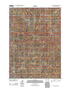 Sundquist Ranch Wyoming Historical topographic map, 1:24000 scale, 7.5 X 7.5 Minute, Year 2012
