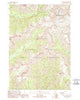 Sunlight Peak Wyoming Historical topographic map, 1:24000 scale, 7.5 X 7.5 Minute, Year 1989