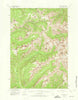 Sunlight Peak Wyoming Historical topographic map, 1:62500 scale, 15 X 15 Minute, Year 1956