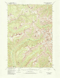 Sunlight Peak Wyoming Historical topographic map, 1:62500 scale, 15 X 15 Minute, Year 1956