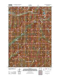 Sunlight Peak Wyoming Historical topographic map, 1:24000 scale, 7.5 X 7.5 Minute, Year 2012