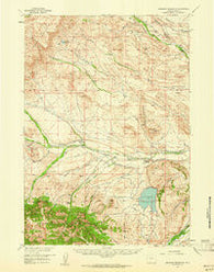 Sunshine Reservoir Wyoming Historical topographic map, 1:62500 scale, 15 X 15 Minute, Year 1957