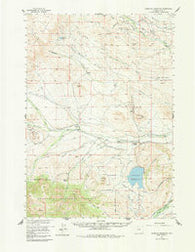 Sunshine Reservoir Wyoming Historical topographic map, 1:62500 scale, 15 X 15 Minute, Year 1957