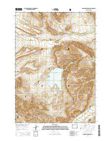 Sunshine Reservoir Wyoming Current topographic map, 1:24000 scale, 7.5 X 7.5 Minute, Year 2015