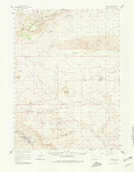 Superior Wyoming Historical topographic map, 1:62500 scale, 15 X 15 Minute, Year 1958