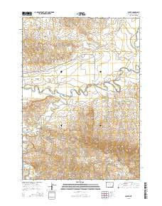 Sussex Wyoming Current topographic map, 1:24000 scale, 7.5 X 7.5 Minute, Year 2015