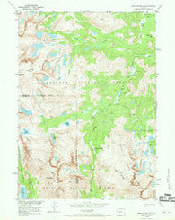 Sweetwater Gap Wyoming Historical topographic map, 1:24000 scale, 7.5 X 7.5 Minute, Year 1953