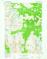 Sweetwater Gap Wyoming Historical topographic map, 1:24000 scale, 7.5 X 7.5 Minute, Year 1953