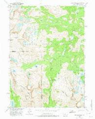 Sweetwater Gap Wyoming Historical topographic map, 1:24000 scale, 7.5 X 7.5 Minute, Year 1953
