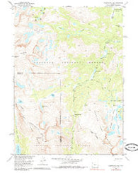 Sweetwater Gap Wyoming Historical topographic map, 1:24000 scale, 7.5 X 7.5 Minute, Year 1953