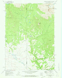 Sweetwater Needles Wyoming Historical topographic map, 1:24000 scale, 7.5 X 7.5 Minute, Year 1969