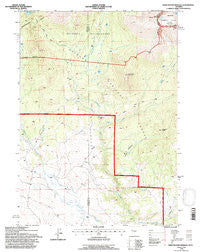 Sweetwater Needles Wyoming Historical topographic map, 1:24000 scale, 7.5 X 7.5 Minute, Year 1991