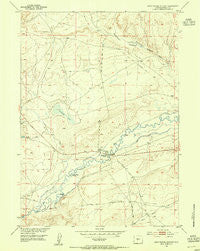 Sweetwater Station Wyoming Historical topographic map, 1:24000 scale, 7.5 X 7.5 Minute, Year 1953