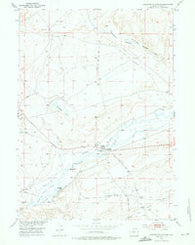 Sweetwater Station Wyoming Historical topographic map, 1:24000 scale, 7.5 X 7.5 Minute, Year 1953