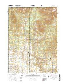 Sweetwater Needles Wyoming Current topographic map, 1:24000 scale, 7.5 X 7.5 Minute, Year 2015