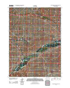 Sweetwater Station Wyoming Historical topographic map, 1:24000 scale, 7.5 X 7.5 Minute, Year 2012