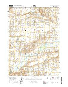 Sweetwater Station Wyoming Current topographic map, 1:24000 scale, 7.5 X 7.5 Minute, Year 2015