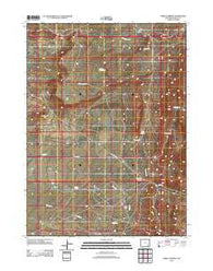 Sybille Springs Wyoming Historical topographic map, 1:24000 scale, 7.5 X 7.5 Minute, Year 2012
