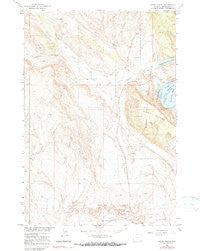 Sykes Spring Wyoming Historical topographic map, 1:24000 scale, 7.5 X 7.5 Minute, Year 1964