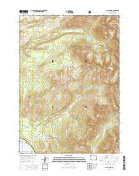 Sylvan Lake Wyoming Current topographic map, 1:24000 scale, 7.5 X 7.5 Minute, Year 2015