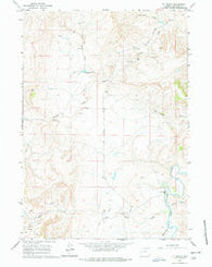 TTT Ranch Wyoming Historical topographic map, 1:24000 scale, 7.5 X 7.5 Minute, Year 1961
