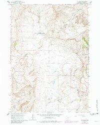 TTT Ranch Wyoming Historical topographic map, 1:24000 scale, 7.5 X 7.5 Minute, Year 1961