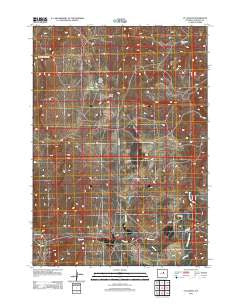 TTT Ranch Wyoming Historical topographic map, 1:24000 scale, 7.5 X 7.5 Minute, Year 2012