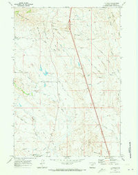 T A Ranch Wyoming Historical topographic map, 1:24000 scale, 7.5 X 7.5 Minute, Year 1970