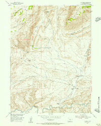 T E Ranch Wyoming Historical topographic map, 1:24000 scale, 7.5 X 7.5 Minute, Year 1953