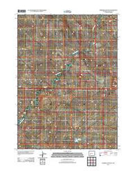 Tabernacle Butte Wyoming Historical topographic map, 1:24000 scale, 7.5 X 7.5 Minute, Year 2012