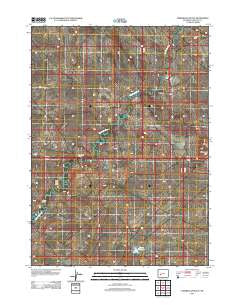 Tabernacle Butte Wyoming Historical topographic map, 1:24000 scale, 7.5 X 7.5 Minute, Year 2012