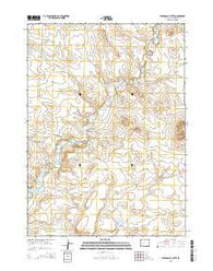 Tabernacle Butte Wyoming Current topographic map, 1:24000 scale, 7.5 X 7.5 Minute, Year 2015