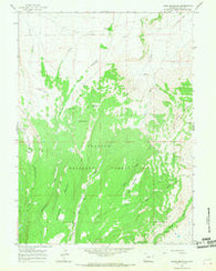 Table Mountain Wyoming Historical topographic map, 1:24000 scale, 7.5 X 7.5 Minute, Year 1964