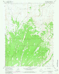 Table Mountain Wyoming Historical topographic map, 1:24000 scale, 7.5 X 7.5 Minute, Year 1964