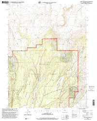 Table Mountain Wyoming Historical topographic map, 1:24000 scale, 7.5 X 7.5 Minute, Year 1998