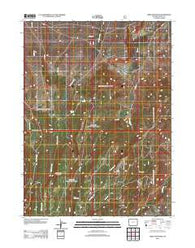 Table Mountain Wyoming Historical topographic map, 1:24000 scale, 7.5 X 7.5 Minute, Year 2012