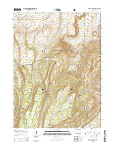 Table Mountain Wyoming Current topographic map, 1:24000 scale, 7.5 X 7.5 Minute, Year 2015