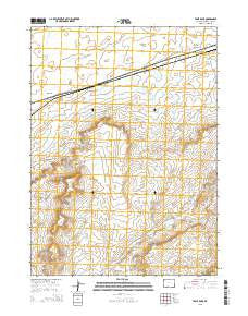 Table Rock Wyoming Current topographic map, 1:24000 scale, 7.5 X 7.5 Minute, Year 2015