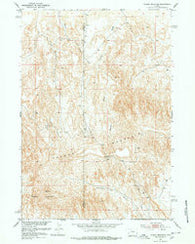 Tatman Mountain Wyoming Historical topographic map, 1:24000 scale, 7.5 X 7.5 Minute, Year 1951
