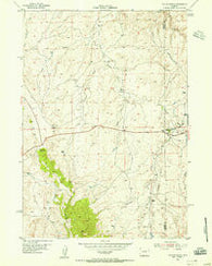 Taylor Ranch Wyoming Historical topographic map, 1:24000 scale, 7.5 X 7.5 Minute, Year 1954