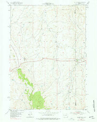 Taylor Ranch Wyoming Historical topographic map, 1:24000 scale, 7.5 X 7.5 Minute, Year 1954