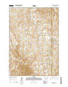 Taylor Ranch Wyoming Current topographic map, 1:24000 scale, 7.5 X 7.5 Minute, Year 2015