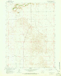 Tea Kettle Rock Wyoming Historical topographic map, 1:24000 scale, 7.5 X 7.5 Minute, Year 1963