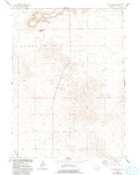 Tea Kettle Rock Wyoming Historical topographic map, 1:24000 scale, 7.5 X 7.5 Minute, Year 1963