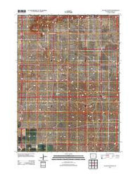 Tea Kettle Rock Wyoming Historical topographic map, 1:24000 scale, 7.5 X 7.5 Minute, Year 2012