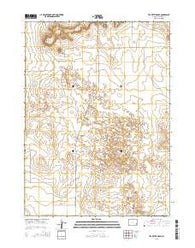 Tea Kettle Rock Wyoming Current topographic map, 1:24000 scale, 7.5 X 7.5 Minute, Year 2015