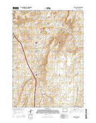 Teapot Rock Wyoming Current topographic map, 1:24000 scale, 7.5 X 7.5 Minute, Year 2015