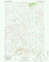Telephone Draw Wyoming Historical topographic map, 1:24000 scale, 7.5 X 7.5 Minute, Year 1981