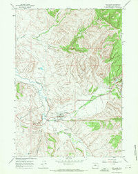 Ten Sleep Wyoming Historical topographic map, 1:24000 scale, 7.5 X 7.5 Minute, Year 1967